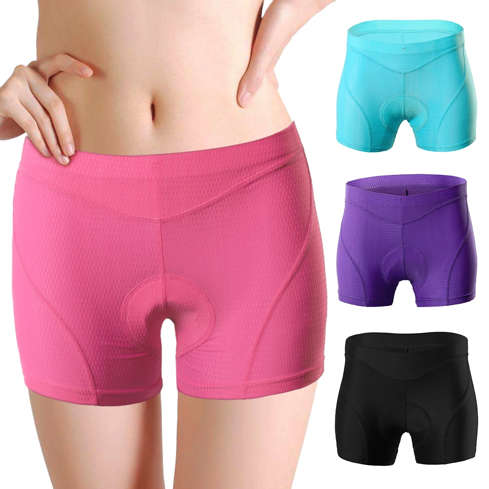 

Women Cycling Shorts Bicycle Cycling Comfortable Underwear compression tights Gel 3D Padded Bike Short Pants MTB Shorts