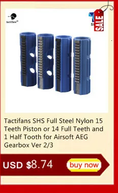 SHS Tune Up Kit ЧПУ из нержавеющей стали фрезерованный цельный сплошной цилиндр встроенный поршень головки цилиндра головка сопла страйкбол пейнтбол