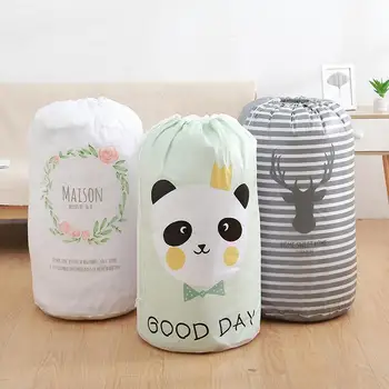 

Moisture-proof Quilt Storage Bag Large Drawstring Pillow Quilt Pouch Waterproof Clothes Blanket Organizer Home Wardrobe Finisher