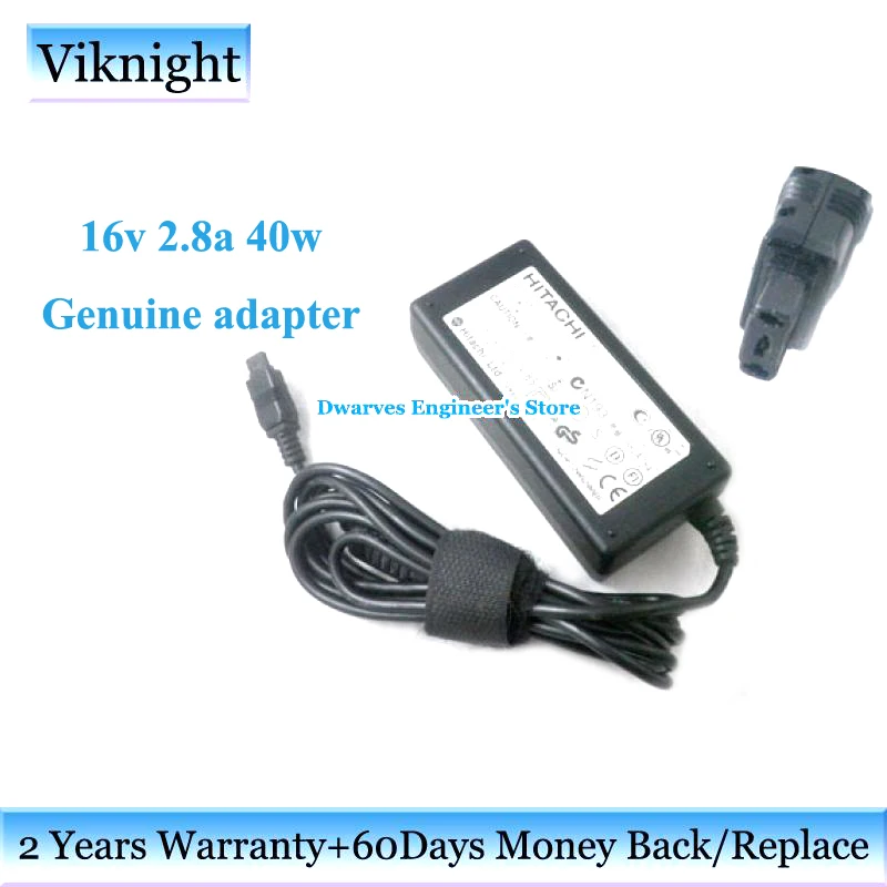 Настоящий HITACHI 100313-1 ac адаптер питания ADP-45LH A E175856 PC-AP5800 91-55997 16V 2.8a 40w HQD0120A20ABF адаптер зарядное устройство