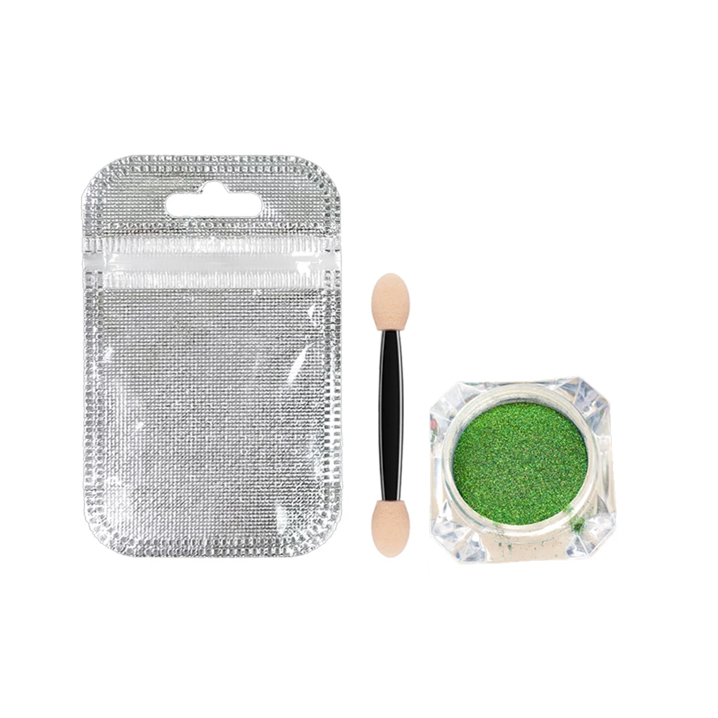 Shinny Nail Art Glitter Colorful Fireworks Starry Discoloration Powder Manicure Tools Set - Цвет: NO.11