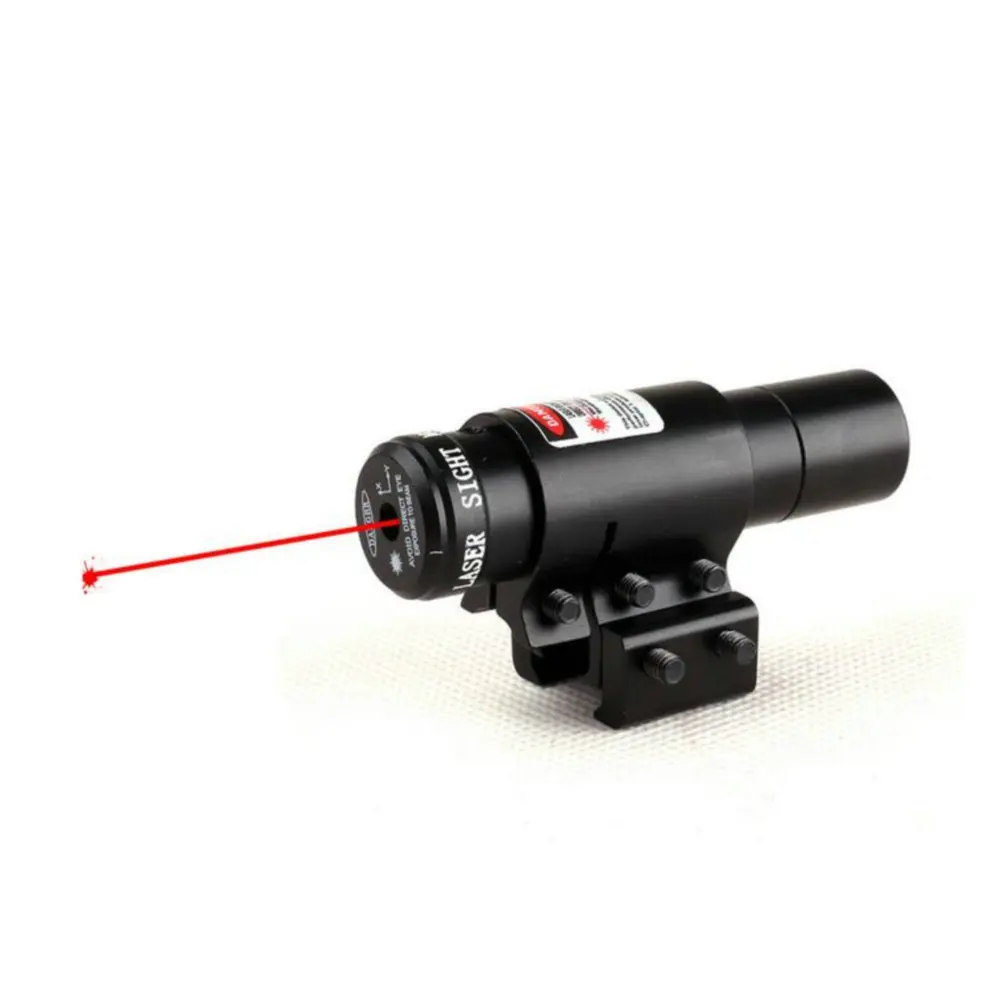 

ohhunt Hunting Tactical 1mw Red Laser Sight Scope 11mm or 20mm Rail Fit for Pistol Rifle Scope Push-button on/off Switch