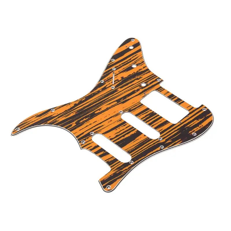 GSSH55 3 отверстий для электрогитары Pickguard SSH царапина Пластина для гитары запчасти комплект