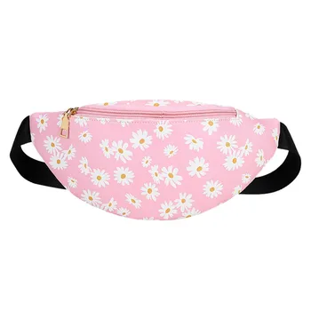 

luxury brand bag Fashion casual Women Flowers Zipper Messenger Bag Beach Chest Bag Waist Bag Phone Bag ремни женские модные