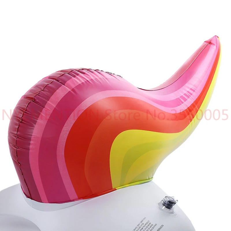 Inflatable Air Garden Sofa Giant Unicorn Floating Rideable Swimming Ring Float Environmentally Summer Water Air Raft 5pcs