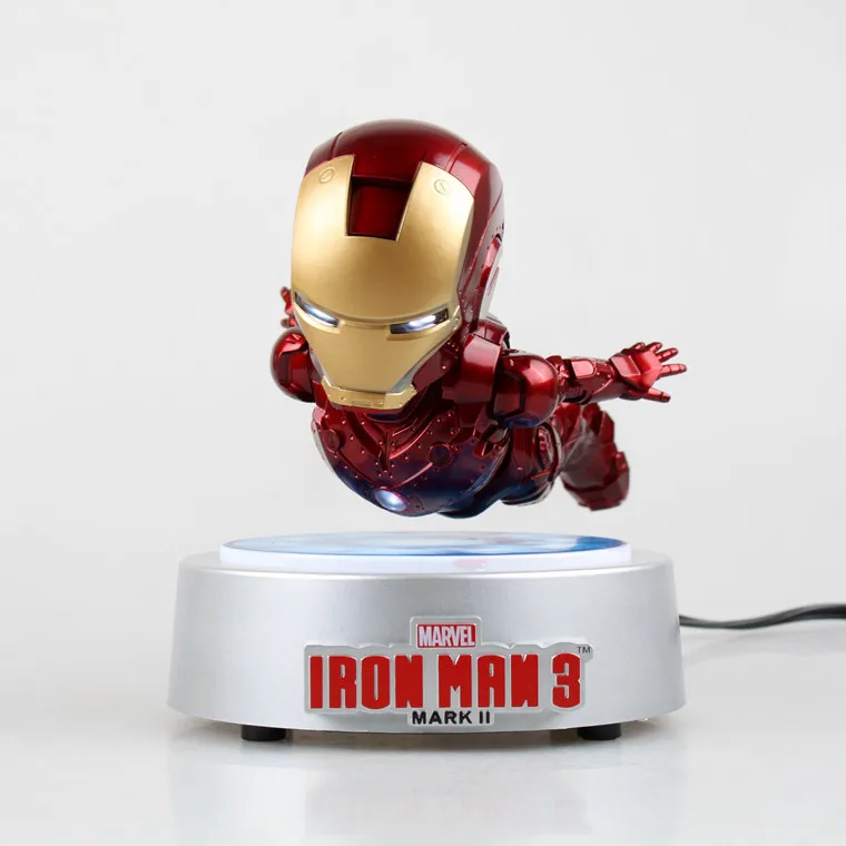 

[Limited] The Avengers Rotating flying Iron man MK magnetic floating ver. with LED Light Iron Man Action Figure Collection gift
