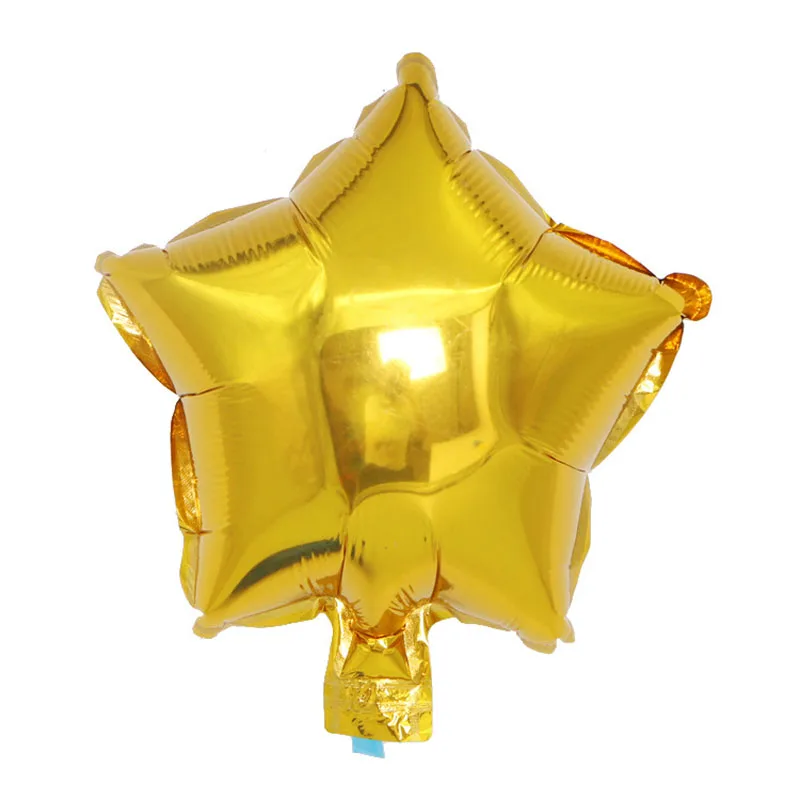 10pcs 10 inch Five-pointed star foil balloon baby shower children's birthday party wedding decor supplies kids balloons globos
