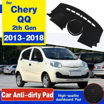 

For Chery QQ 2th Gen 2013~2018 New QQ Kimo Anti-Slip Mat Dashboard Cover Pad Sunshade Dashmat Carpet Accessories 2014 2015 2016