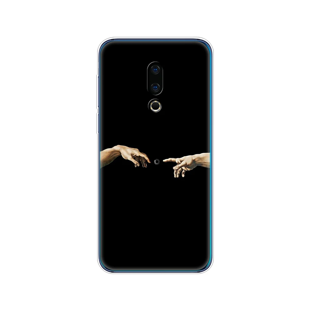 For Meizu 16th Case 6.0'' Silicone Case For Meizu 16th Plus Case Cover 6.5'' Soft TPU back cover bumper coque etui cartoon cases for meizu Cases For Meizu