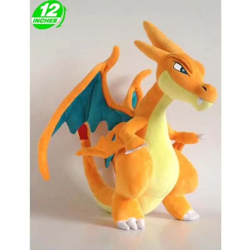 TAKARA TOMY мультфильм Мега Чаризард х Чаризард Y Мягкие плюшевые аниме Покемон Peluche куклы на день рождения для детей PKM игрушка