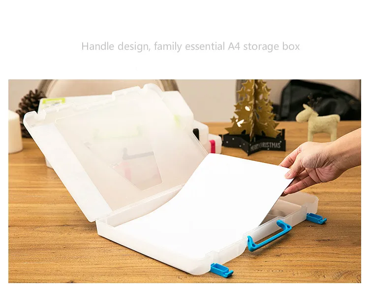Boite De Rangement Carton A4 Boîte De Rangement A4 Transparente