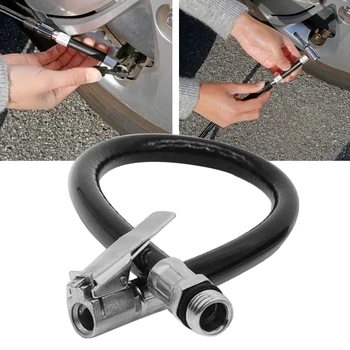 

Accessories Tire Inflating Hose Flexible Thread Locking Air Chuck Extension Tube Motorcycle Bike Campers Adapter Cars Trucks