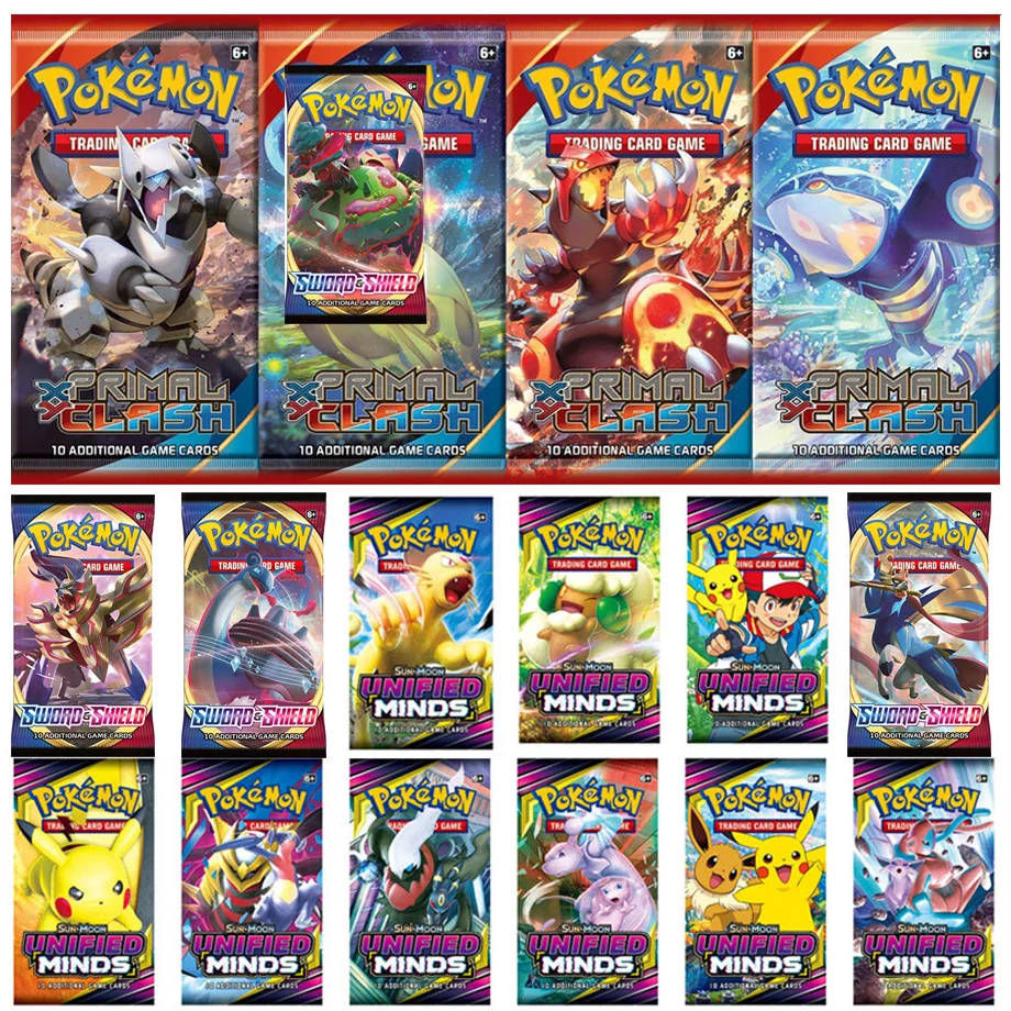 324 шт. карточка с покемоном TCG: солнце и луна|Коллекционные игральные карты| |