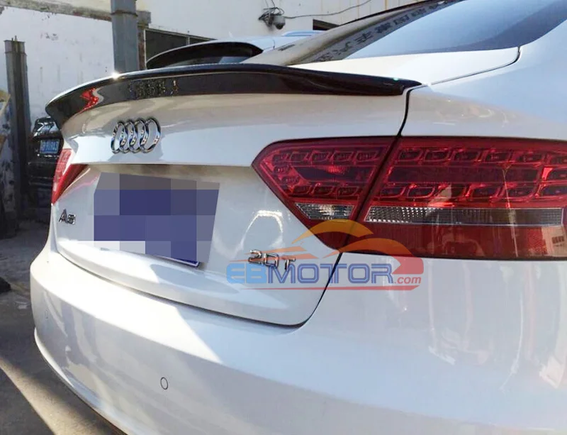 

CA STYLE REAL CARBON FIBER TRUNK BOOT SPOILER Fit For AUDI A5 2Door COUPE 2008UP A026