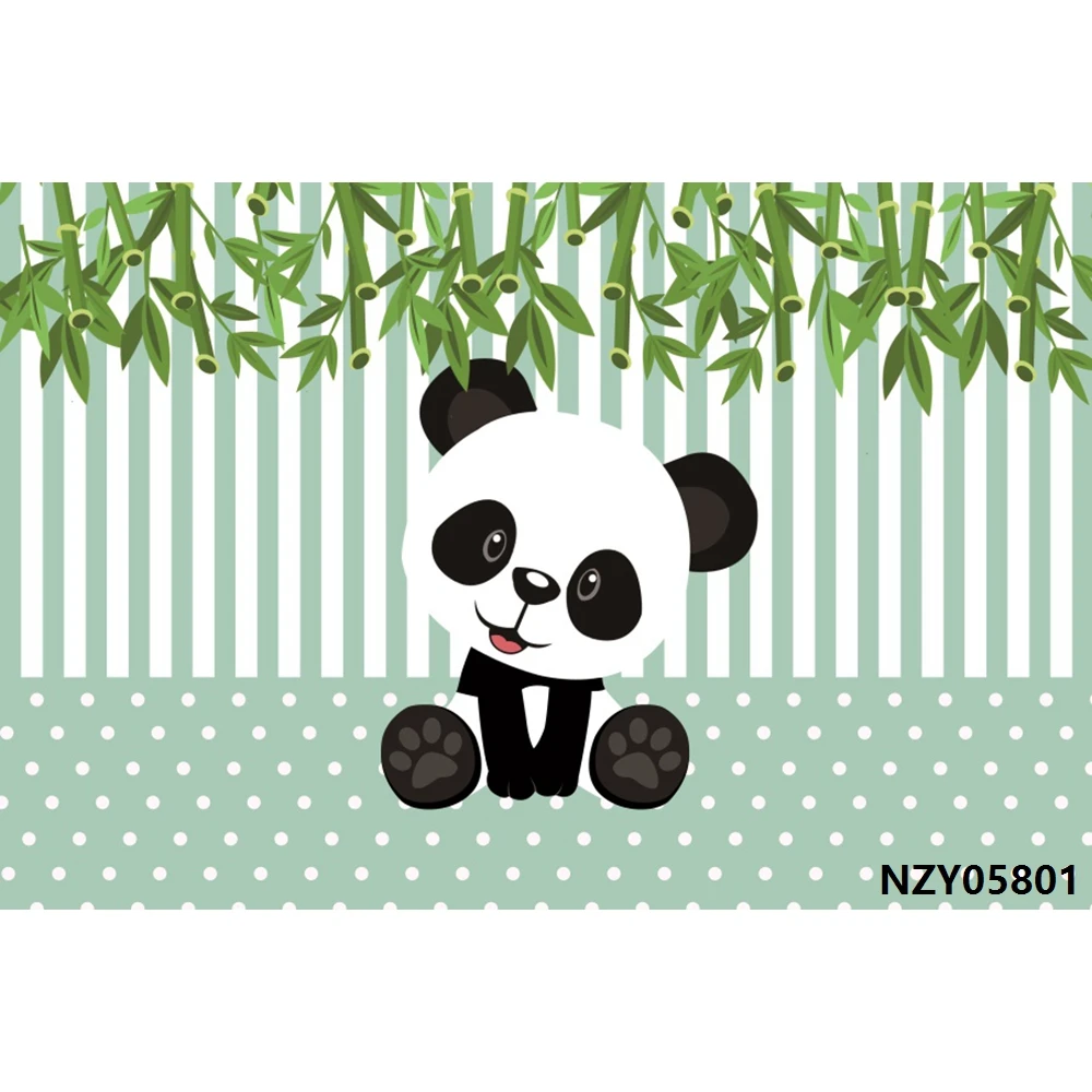 Yeele мультфильм панда горошек ребенок день рождения фотографии фоны индивидуальные фотографический фон для фотостудии - Цвет: NZY05801