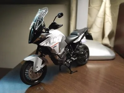 Изысканное моделирование вездеход KTM1290 мотоцикл 1:12 пластиковая модель игрушки украшения Коллекция Подарки