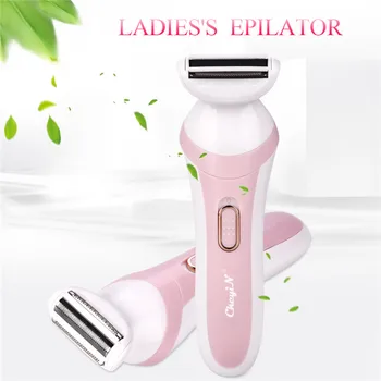 

Electric Epilator Female Shaver Battery Powered Shaving Machine Hair Removal Trimmer Bikini Body Leg Underarms Lady Shaver Razor