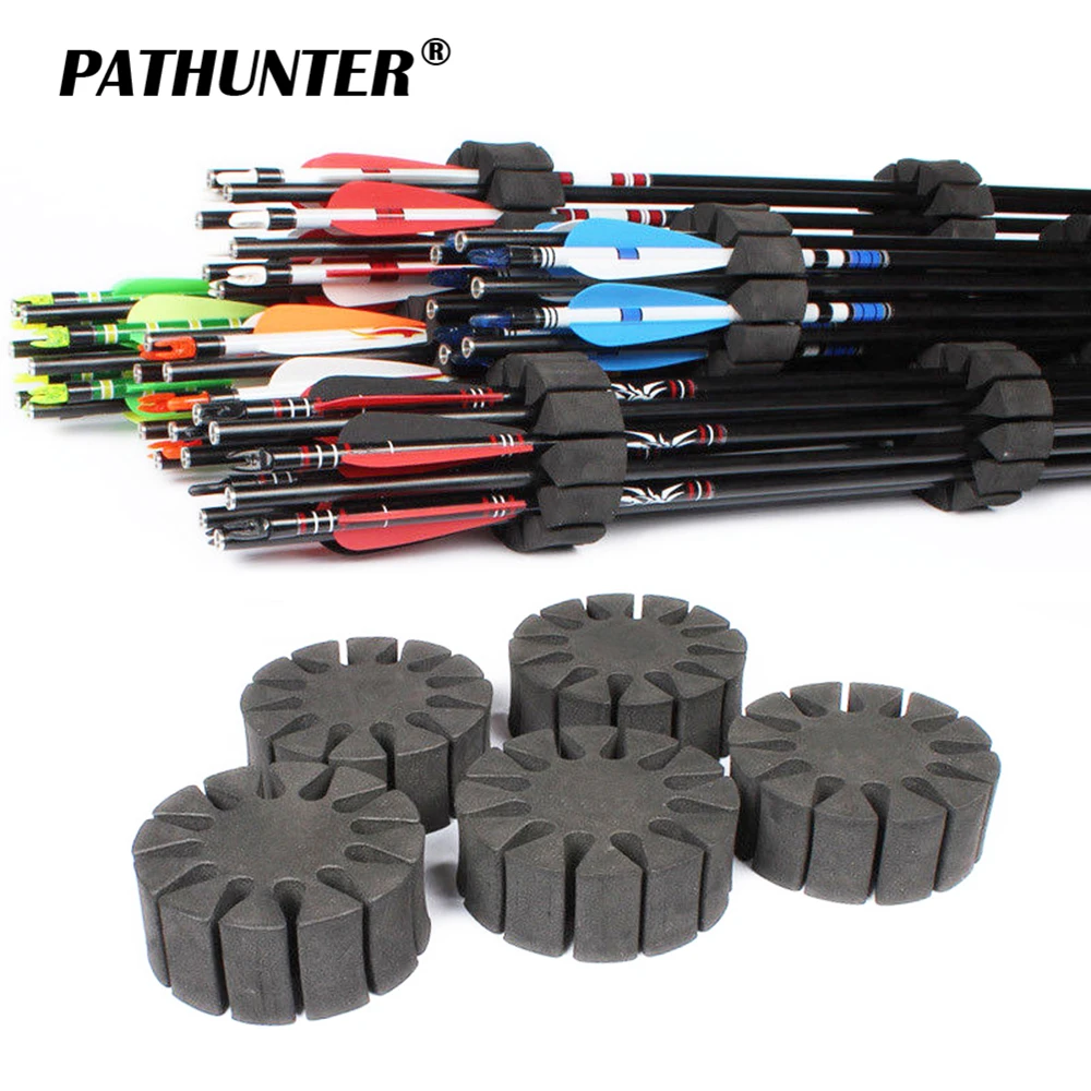 

3/6/12PCS 12 Arrows Separator Protection Archery EVA Foam Round Rack Portable Arrow Holder Hunting Arrow Container