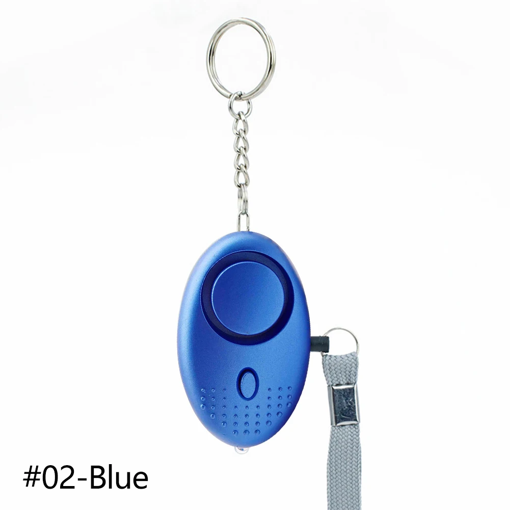 130dB Self Defense Alarm Security Protect Alert Scream Loud Emergency Alarm Keychain Personal Safety with Light For Women Kids alarm keyboard Alarms & Sensors