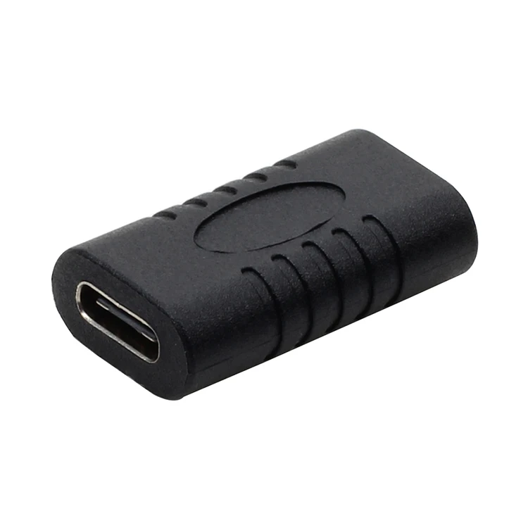 USB 3,1 Тип C Женский удлинитель USB-C Женский к USB-C Женский адаптер Черный
