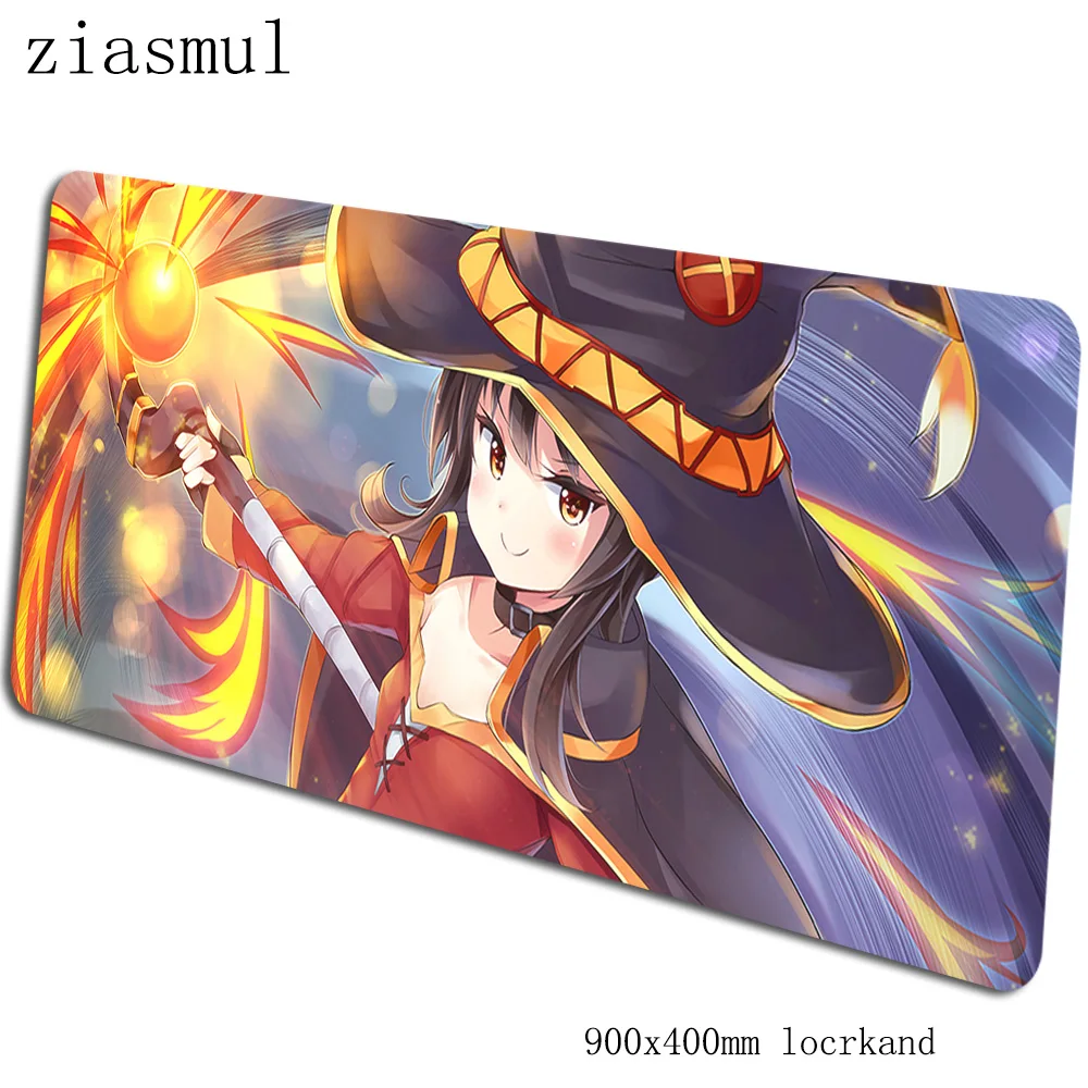 Megumin коврик для мыши 90x40 см, коврики для мыши, Новое поступление, игровой коврик для мыши, геймерский коврик для запястья, персонализированные коврики для мыши, клавиатура, ПК коврик - Цвет: pattern 7