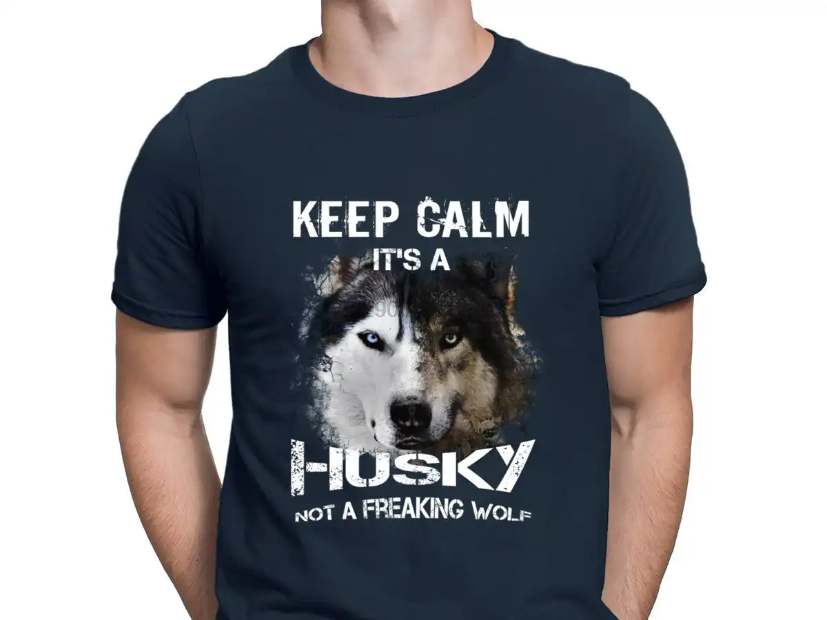 husky keep calm it s a husky tshirt male euro size s-3xl