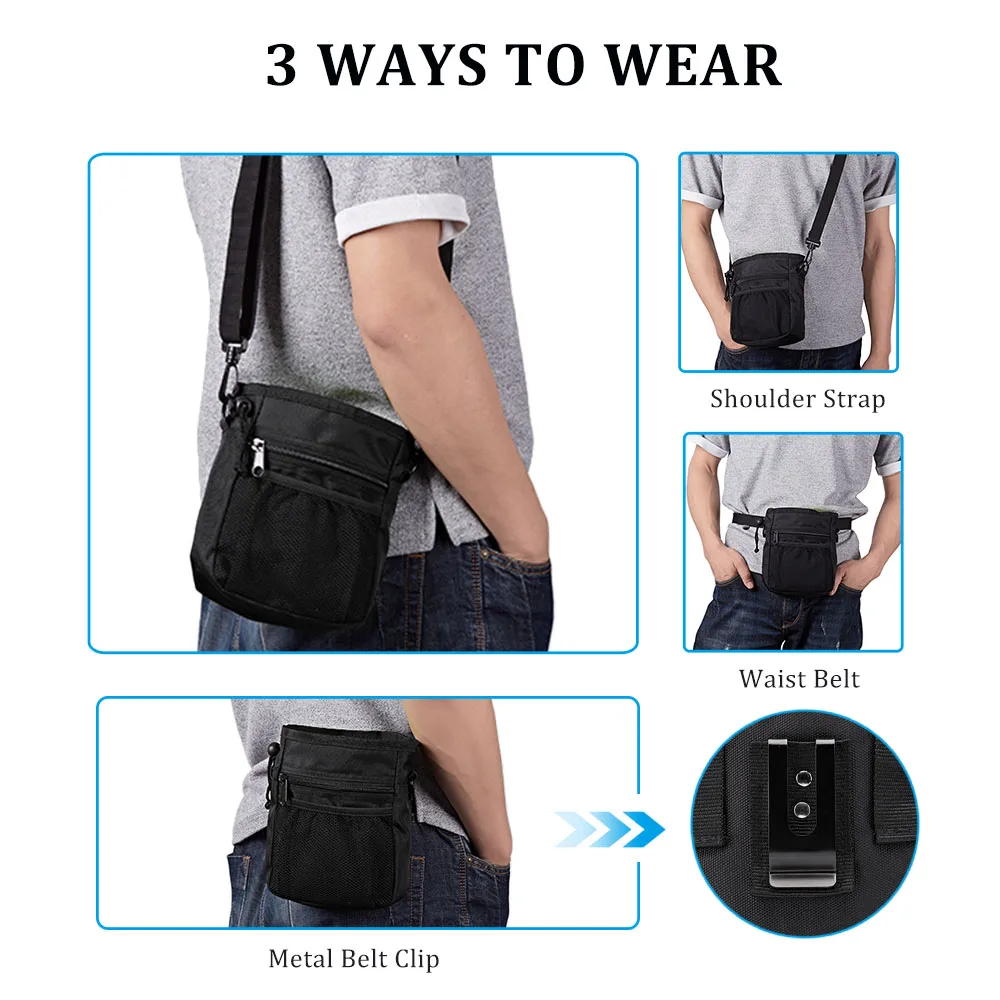 Pet Dog Training Treat Snack Bait Portable Pet Feed Pocket Pouch Waist Back Outdoor Pouch Food Bag Dogs Snack Bag Pack