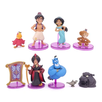 

New Disney Les Nouvelles Aventures d'Aladin Princess Jasmine Action Figure Model Anime Figurine Toys for children