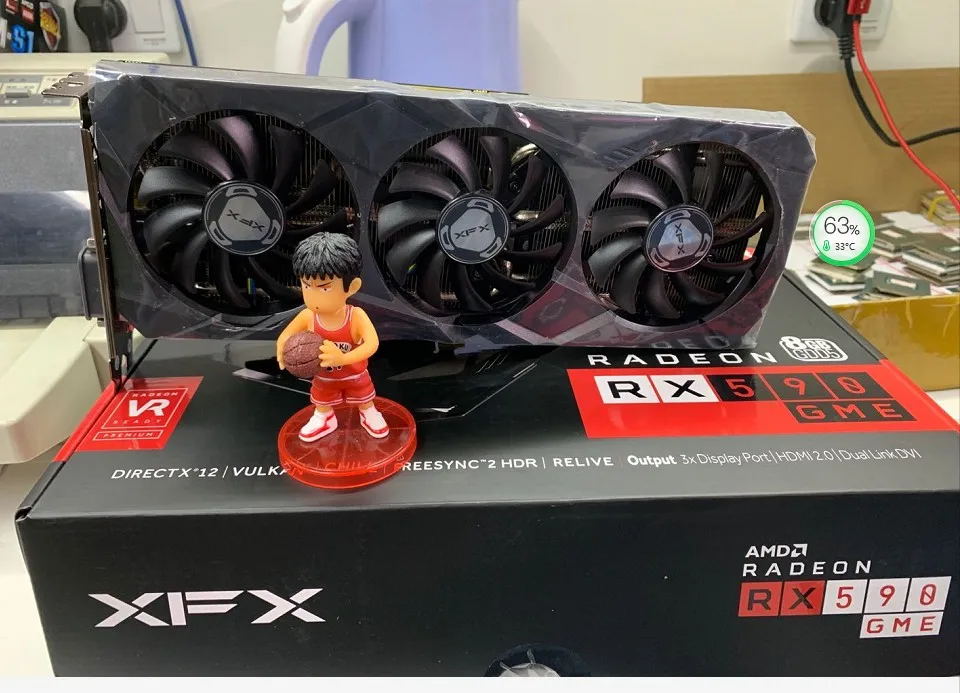 XFX/RX 590 GME Wolf version 8 g 1440 MHZ 256 - bit computer games to ...