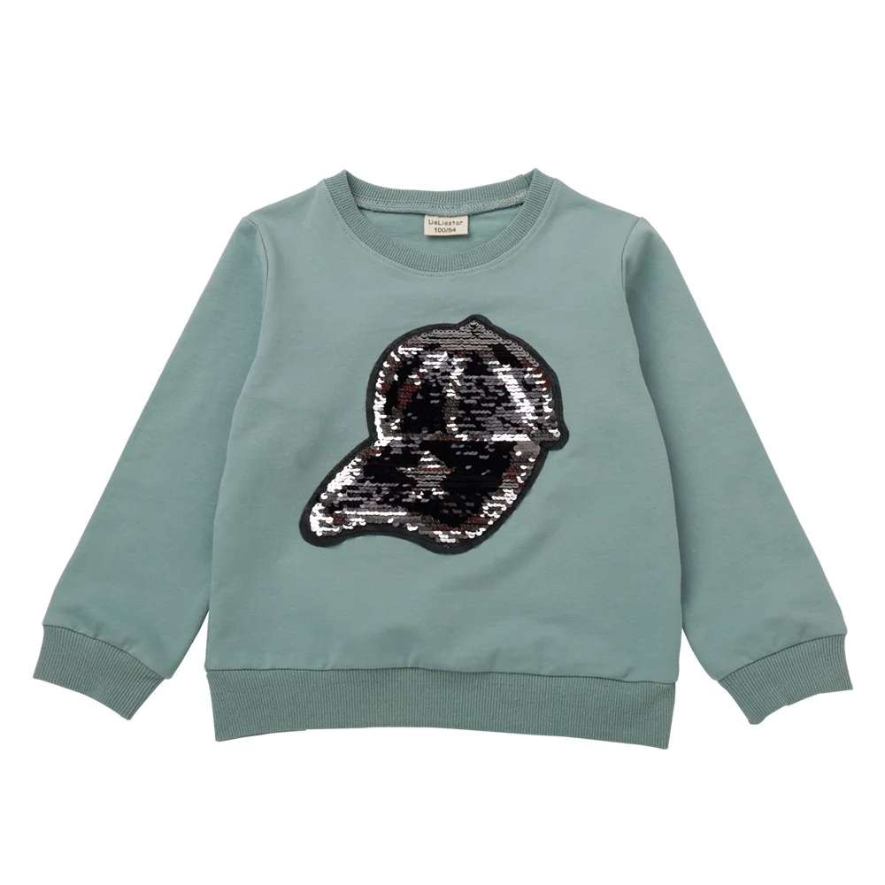 

Baby Boys Girls Long Sleeve Shirt New Spring Children Round Neck Pullover 2020 tiny cottons Casual Kids Sweatshirt Kids Clothes