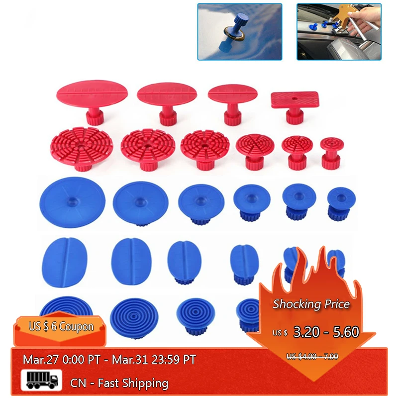 

Tools ABS Glue Tabs Auto Body Pulling PDR Paintless Dent Repair Tools Glue Tabs Fungus Suction Cup Suckers Dent Removal
