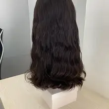 Ленточный осенний парик, один стиль, 20 дюймов, необработанные волосы, вьющиеся или слегка волнистые, еврейские парики