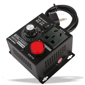 

220V 4000W Universal Motor Speed Controller Variable Voltage Speed Regulator LED Display Motor Control Dimmer