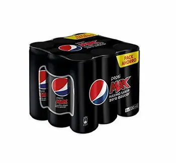 

Pepsi MAX - Máximo sabor Zero azúcar. Pack 9 - Lata 330ml