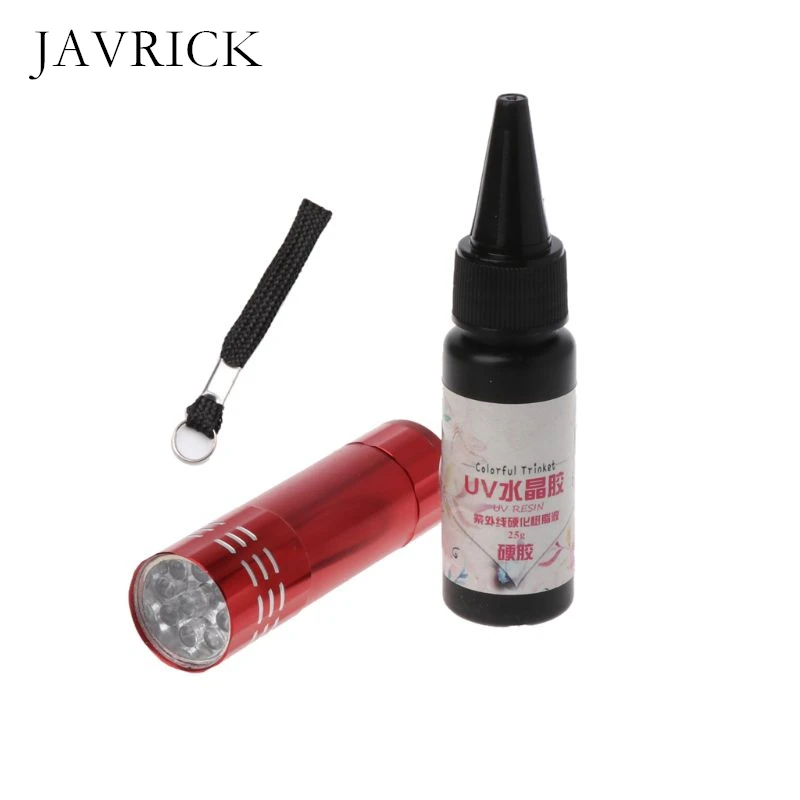 

UV Lamp UV Resin Kit Ultraviolet Cure Resin Solar Cure Resin UV Hard Glue Craft Tool DIY Pendant Accessories Jewelry Making