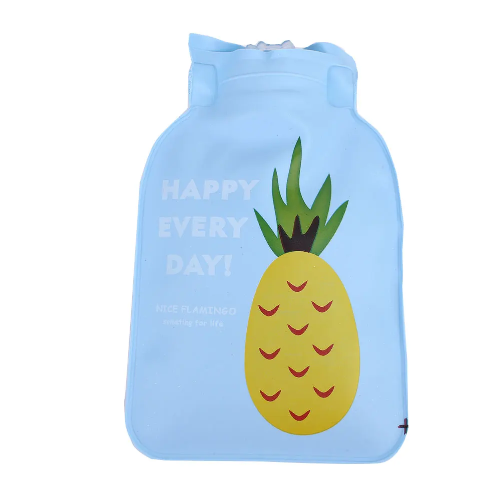 pineapple Теплая сумка для воды, 3 стиля, подушка из ПВХ, Горячая Упаковка, Подарочная грелка для рук, сумка для горячей воды, офисная, теплая, уличная, прочная, практичная, для дома - Цвет: pineapple