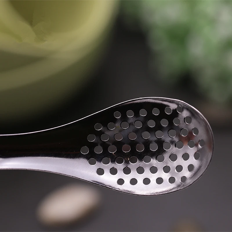 Stainless Steel Spherification Spoon Molecular Mixologist Slotted Bar Spoons