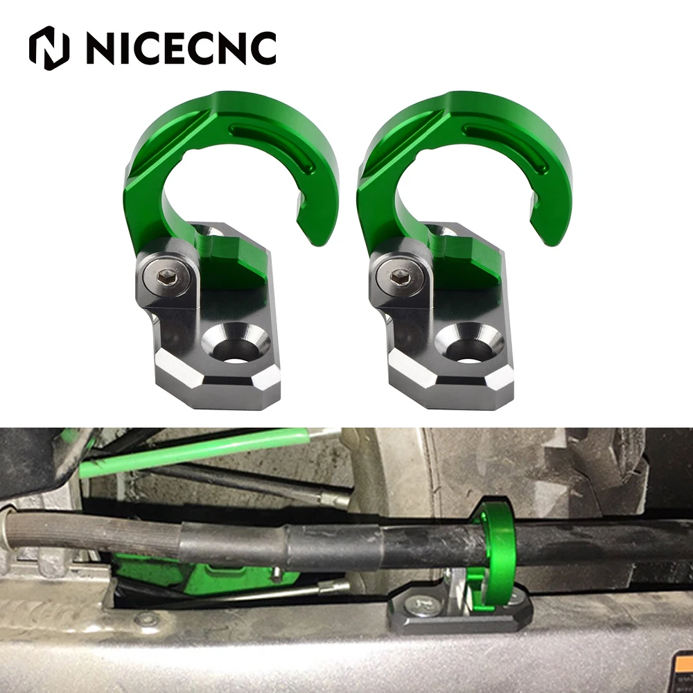 Зажим для шланга заднего тормоза NICECNC, держатель для кабельного зажима, направляющее крепление для Kawasaki KX 80 85 100 125 250 KLX 500 140L 140G 230R 140 250SF