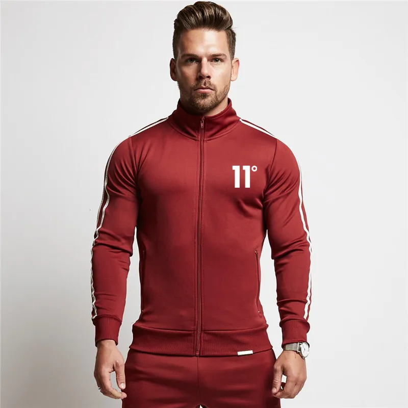 

Mens Hip Hop Sets Set 2019 new Zipper Hooded Male Casual Tracksuit Men 2 Piece Sweatshirt + Sweatpants Set