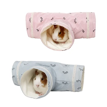 

Rats Hamsters 3 Way Tunnel Pet Toy Cat Puppy Playing Tube Kitten Rabbit Small Animal Toys Collapsible Cave Exercise Bed