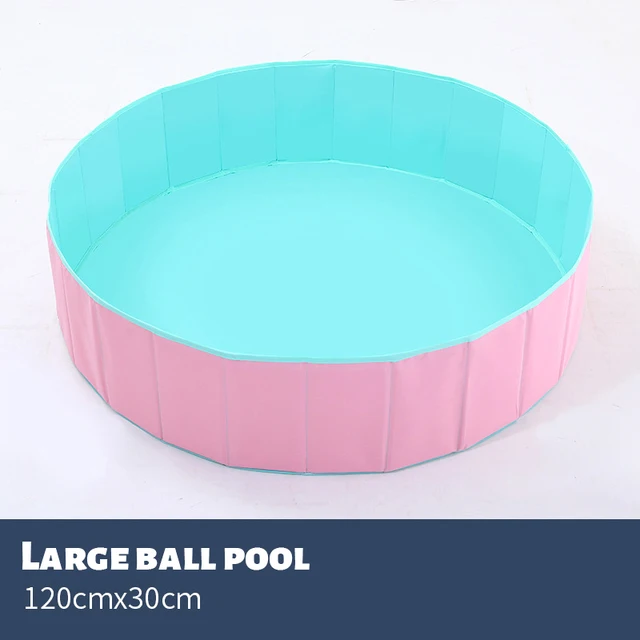 Ocean Ball Pool Children Home Folding Ball Pool Toy Indoor Fence Baby Bubble Color Ball Game Multi-function Folding Pool 5