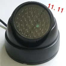 Стиль 48 шт. Черный ИК светодиодный ночного видения инфракрасный осветитель Светильник ИК Точечный светильник выше установленной нормы требуется дополнительная камера видеонаблюдения