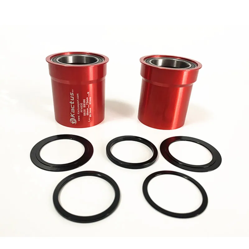 Red Kactus BB30/BB386/PF4630 велосипедный керамический подшипник для Shimano для SRAM Road MTB велосипедная Рама 68-73 мм, ось 30 мм - Цвет: Red