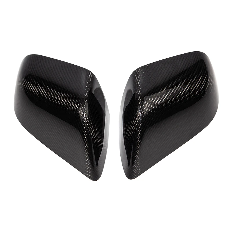 Heenvn Model3 Real Carbon Fiber Rear View Mirror Protective Cover For Tesla Model 3 Accessories Matte Carbon For Tesla Three Car