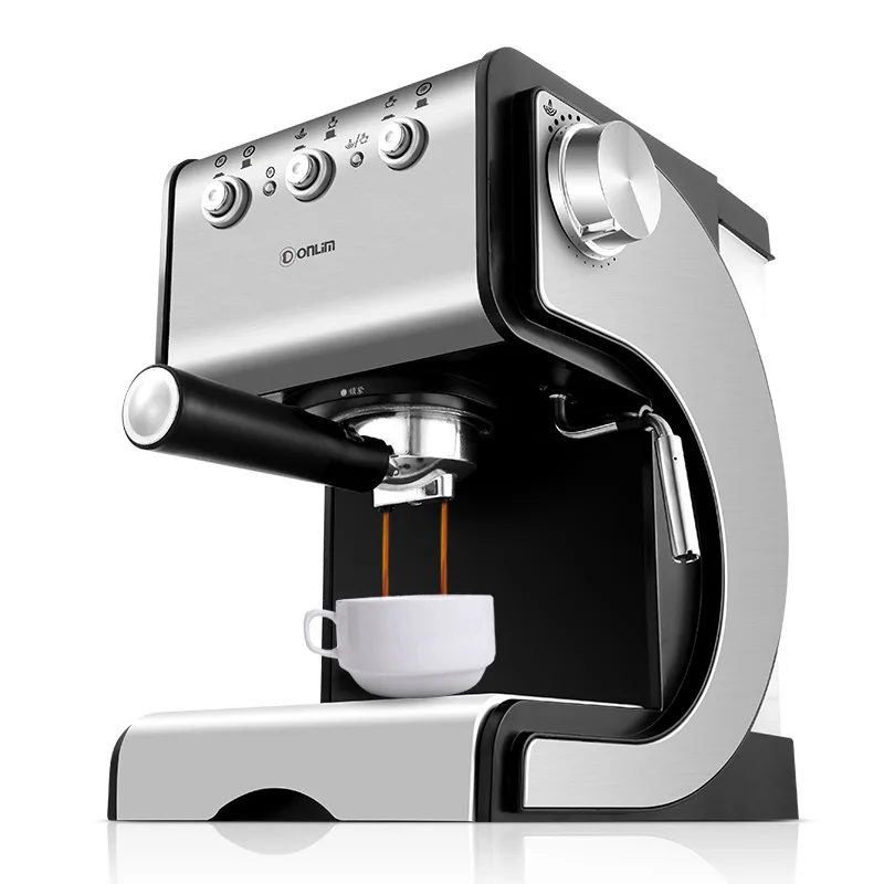 

Espresso Machine Semi-automatic Drip Coffee Pumped Steamed Milk Foam Household 25 Second Fast Extraction Noise Reduction Mute
