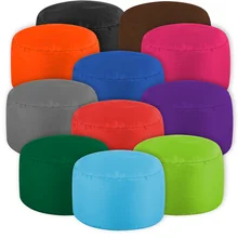 Footstool-Cover Stool-Bean-Bags Sofa Table Round Living-Room Soft Polyester Home 