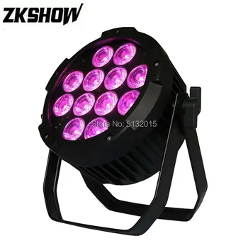 

IP65 12*15W Flat Par Wash Light RGBWA+UV LED Outdoor for Garden Park Party Wedding City Decoration Pro Stage DJ Disco Lighting