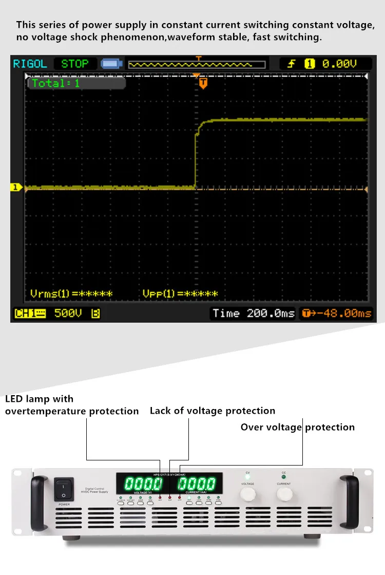 3000v 0.4a High voltage dc programmable supply 3000 volt 400ma voltage constant program-controlled 3KV Power input 220v