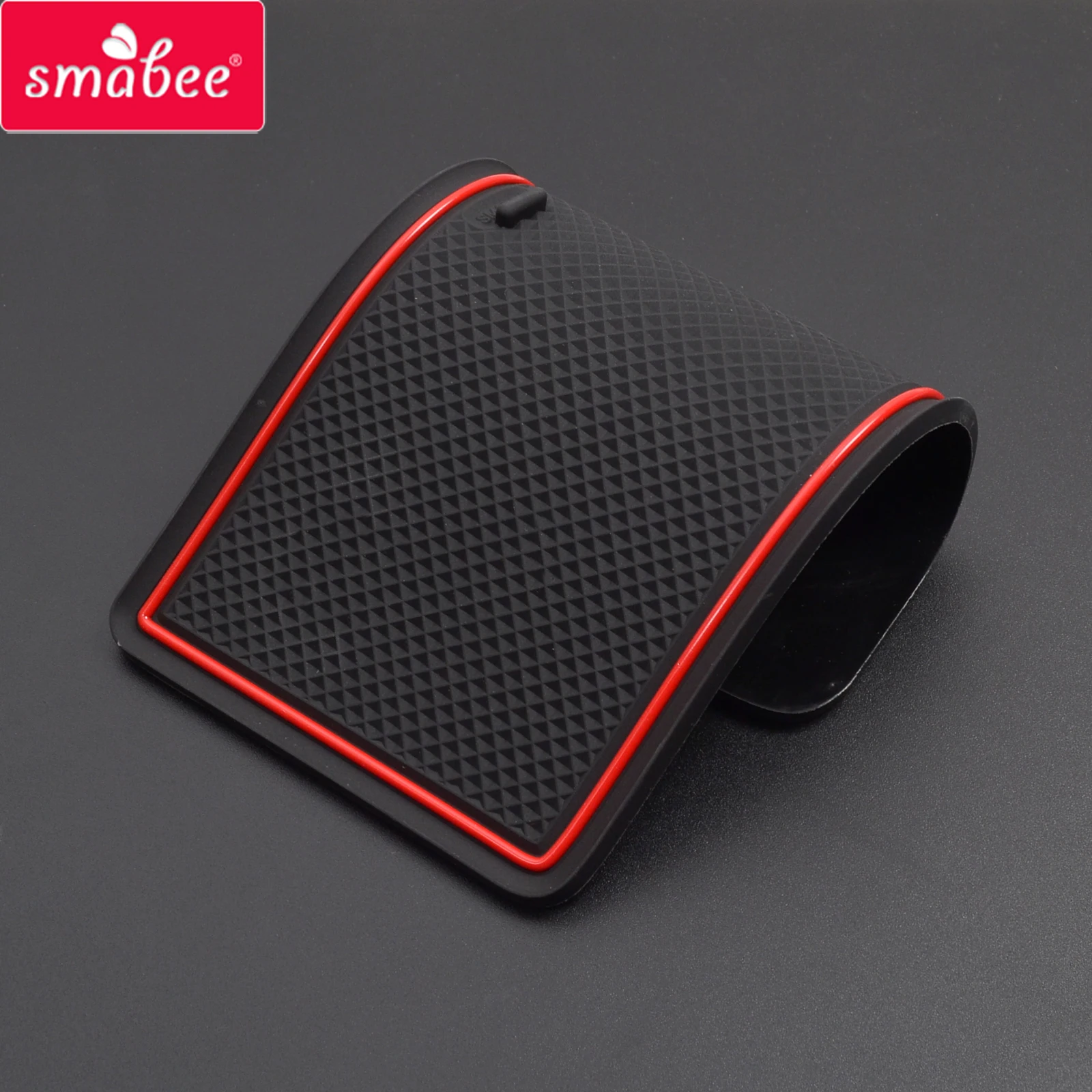 Smabee Anti-Slip Gate Slot Cup Mat Fit for Toyota Yaris Cross 2020 2021 SUV Accessories Rubber Door Pad Car Non-Slip Mats Cover BLACK