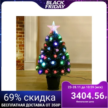 

Fiber optic tree, 60 cm ball, d of the lower tier 36 cm, 55 branches